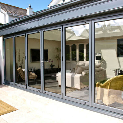 স্যুইং অ্যান্ড স্লাইড গ্লাস ডোর উইন্ডো হোম ফ্রেমহীন গ্লাস ভাঁজ দরজা সাউন্ড আইসোলেশন 3 মিমি -12 মিমি টেম্পারেড গ্লাস ডোর মাপ কাটা