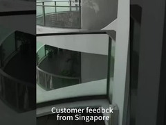 উচ্চ ভবন নিরাপত্তা শক্ত গ্লাস রক্ষাকবচ