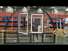 5+12A+5 MM 6063-T5 অ্যালুমিনিয়াম প্রোফাইল সহ আইসোলেটিং গ্লাস আর্ক আকৃতির দরজা এবং উইন্ডোজের জন্য ব্যবহার